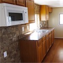 Newly-renovated mobile homes for rent or sale.